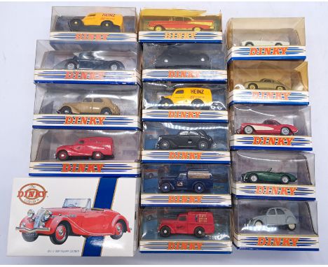 Matchbox "The Dinky Collection" a boxed group to include; DY-S 17 1939 Triumph Dolomite as well as others. Conditions appear 
