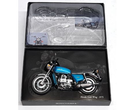 Minichamps&nbsp;Classic Bike Series, 1:12 Scale, Honda Gold WIng, boxed.&nbsp;&nbsp;Although unchecked for completeness condi