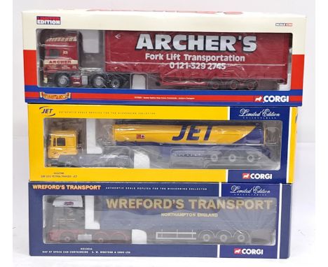 Corgi, 1:50 Scale, a boxed Commercial group. &nbsp;Includes CC12708 ERF ECS Petrol Tanker &ldquo;Jet&rdquo;. &nbsp;Although u
