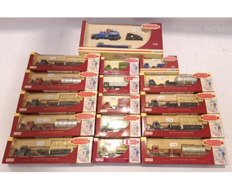 Corgi &amp; Lledo, a boxed Group of 00 Scale Trackside Series Vehicles. Includes DG112000 Scammell Tractor with artic low loa