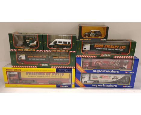 Corgi, a boxed Haulage Group. Includes Superhaulers series with others. Although unchecked for completeness condition appears