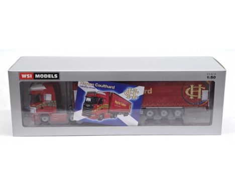 WSI Models, 1:50 Scale, 02-2986, Scania S Highline I CS20H 6x2 Twin Steer + Curtain Side Trailer &ndash; 3 Axle, &ldquo;Hayto
