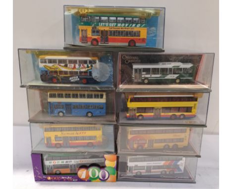 Corgi, a boxed Group of 1:76 Scale Buses. Includes Oriental Omnibus series with others. Although unchecked for completeness c