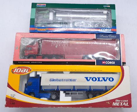 Corgi and Joal a boxed truck and trailer/tanker group to include; Corgi "Hauliers of Renown" CC13707 - Scania R Series Toplin