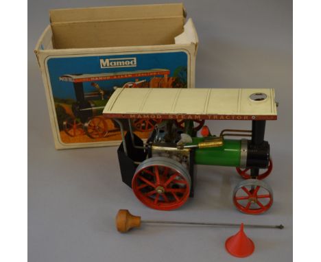 Mamod live steam TE1a Traction Engine. F/G boxed.
