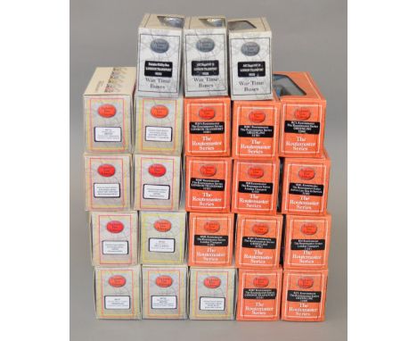 23 x EFE diecast model buses, Routemaster Series, Victoria Coach Station and War Time Buses. All boxed, overall appear E.