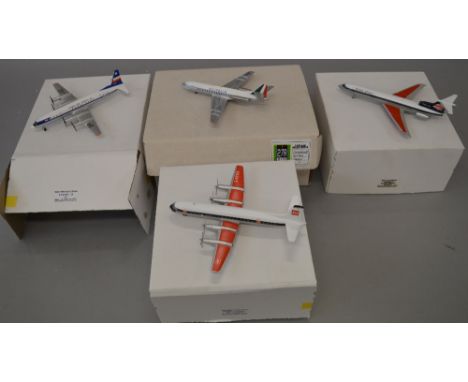 1:200 scale diecast aircraft. Various manufacturers mainly Western models  Includes Vickers Vanguard, Trident 3, etc. All VG 