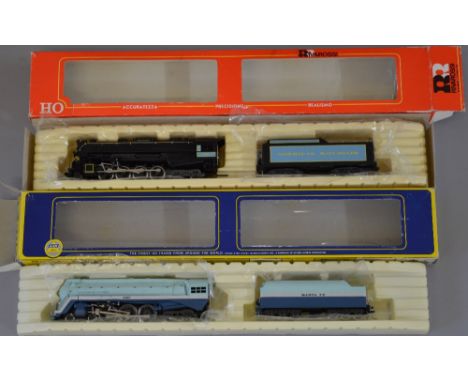 H0 scale. Rivarossi (AHM) 2 x locomotives. 1202 4-6-4 Santa Fe "Blue Goose" & 1280 2-8-4 Berkshire American Railroads. Both V