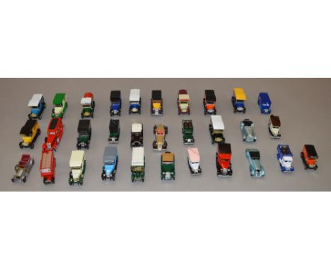 31 unboxed Models of Yesteryear, Lledo and Solido models
