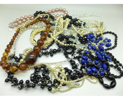Vintage bead necklaces 