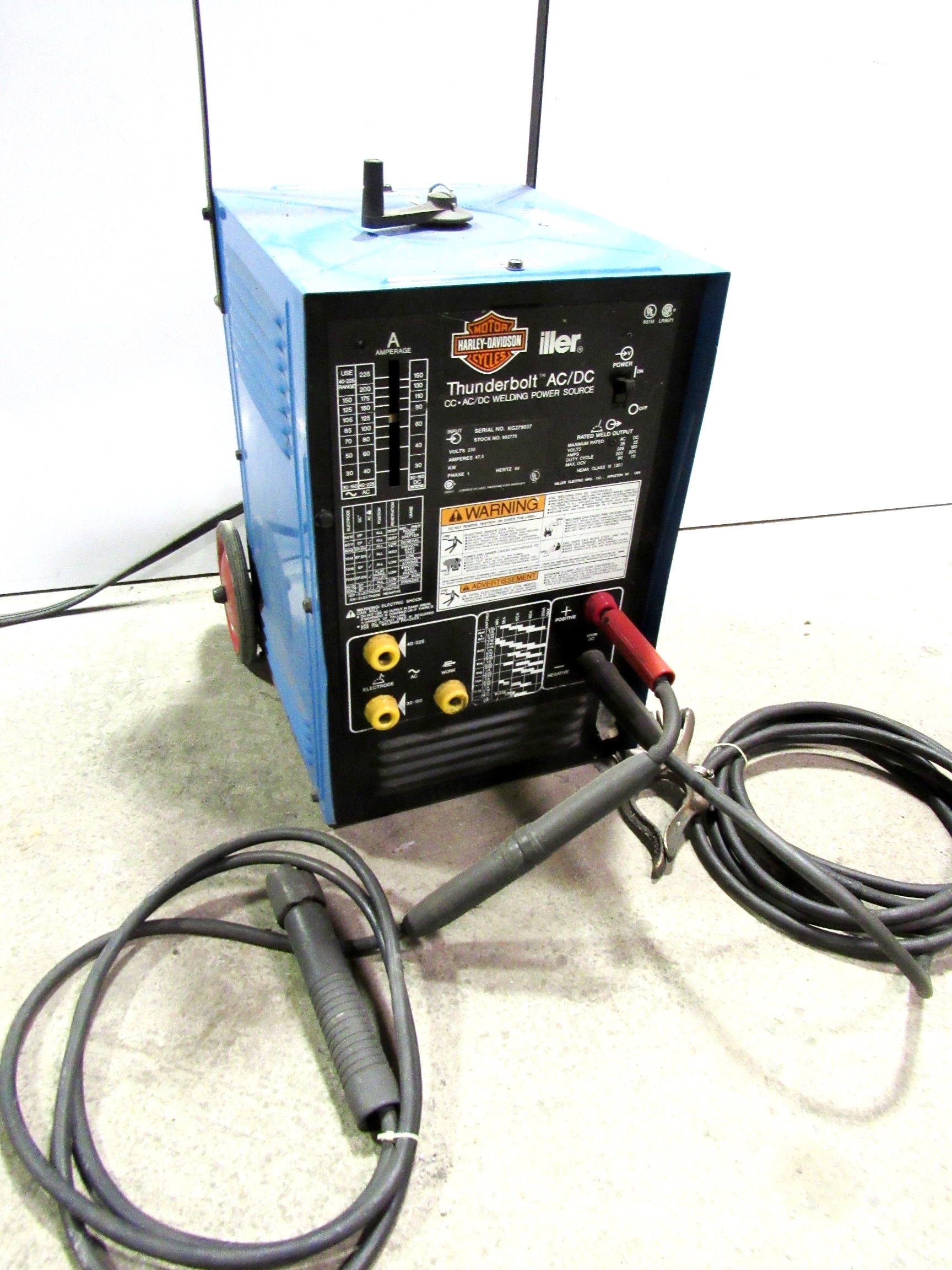 Miller Thunderbolt Ac Dc Welding Power Source