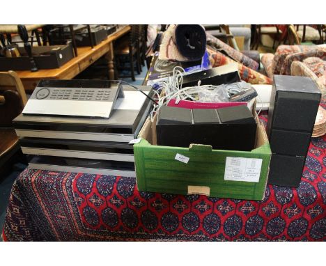 A B&O designed by Jacob Jensen - Bang & Olufsen 5500 music centre, including a Beomaster 5500 Tuner/Amplifier, a Beocord 5500