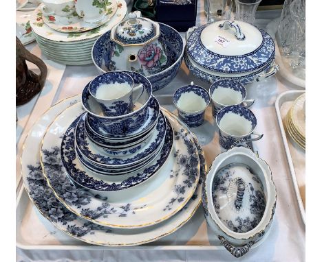 A selection of blue &amp; white china; a Copeland Spode bowl; a Losol teapot; a Phoenix 18 piece part tea set 