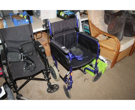 Folding wheelchair