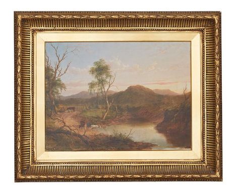 JAMES HOWE CARSE Riddle Creek, Oil on Canvas, 44 x 58.8cm. Provenance JAMES HOWE CARSE (CA. 1819Ð 1900) Riddle Creek, Oil on 