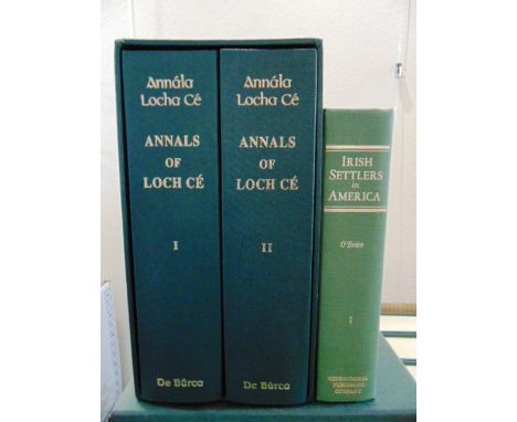 [HISTORY]. IRELAND The Annals of Loch Ce, edited with a translation by William Hennessy, third facsimile of 1871 edition, two
