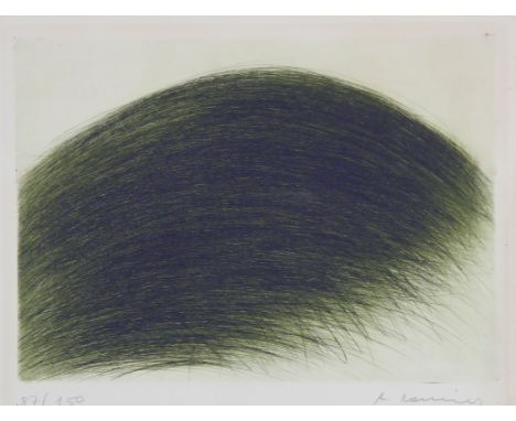 Arnulf Rainer (Baden bei Wien 1929 – lebt in Enzenkirchen/Oberösterreich)Grüner BergRadierung. 1971. 31,5 x 43,8 cm (49 x 59 