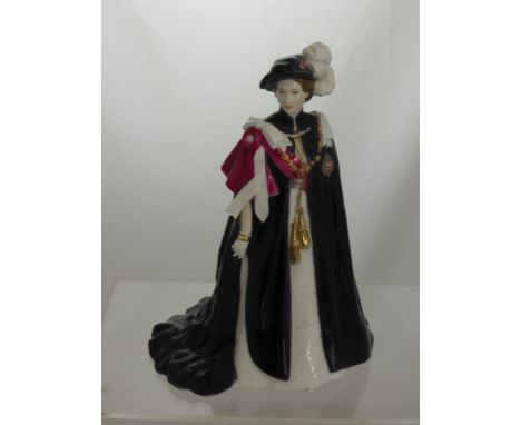 Martin Evans sculpture of Her Majesty, Queen Elizabeth II, "The Order of the Garter" to mark the Queen's Golden Jubilee, Roya