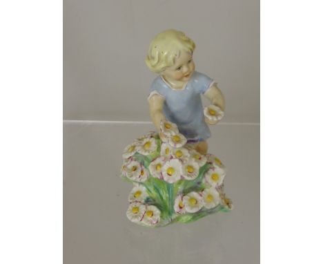A Royal Worcester Figurine, modelled by Doughty No. 3455 entitled "May", approx 13 cms high. 