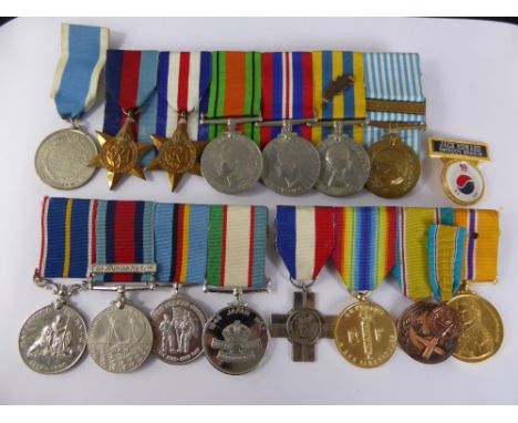 Three Groups of Medals to 2118356 formerly 10683359 Sergeant Edward John Howard, Royal Army Service Corps, including 1939-45 