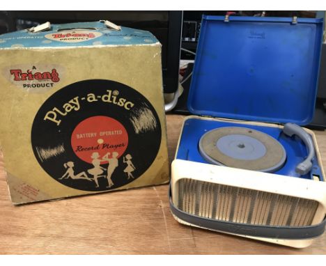 Triang product, Play a disc , battery operated record player, boxed