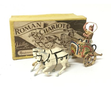 Johillco, Roman Chariot, boxed , cast metal toy