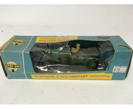 Triang Spot on, 1:42 scale , Vintage 41/2 litre Bentley, Supercharged, boxed but tatty