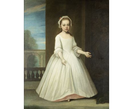 Bartholomew Dandridge (London 1691-1755)Portrait of a girl, traditionally identified as Mary Pigeon (1717-1760), full-length,