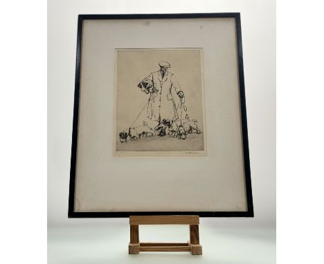 Y Property from the Estate of an Edinburgh Collector: Kathleen Frances Barker (British, 1901-1963), The Morning Walk, signed 