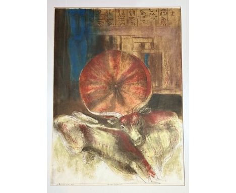 Y Property from the Estate of an Edinburgh Collector: Ru Van Rossem (Dutch, 1924-2007), De Heilige Koe, signed in pencil, dat