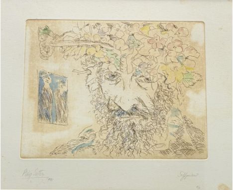 Y Property from the Estate of an Edinburgh Collector: Philip Sutton R.A. (British, b. 1928), Self-Portrait, signed, dated and
