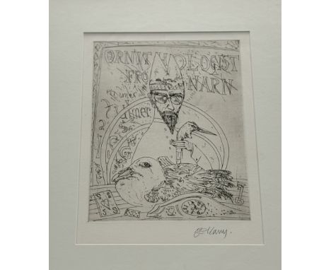 Y Property from the Estate of an Edinburgh Collector: John Bellany C.B.E., R.A., H.R.S.A. (Scottish,1942-2013), Ornithologist