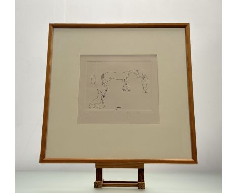 Y Property from the Estate of an Edinburgh Collector: Barry Flanagan (Irish/Welsh 1941-2009), Stepney Green, signed and numbe
