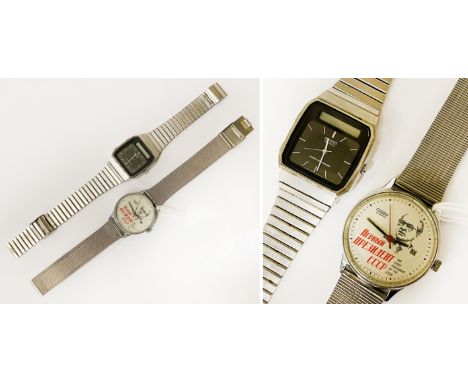 SLAWN HANDWINDING GORBACHEV WATCH WITH CASIO WATCH