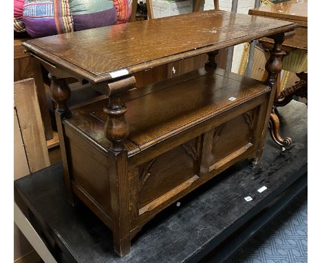 ART NOUVEAU MONKS BENCH