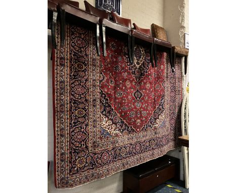 FINE CENTRAL WEST PERSIAN KASHAN CARPET 350CMS X 250CMS