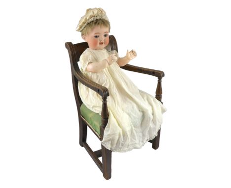 A Kammer &amp; Reinhardt / Simon &amp; Halbig bisque character doll, German, circa 1914, impressed 126 56, with open mouth, t