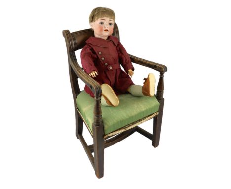 A Kammer & Reinhardt / Simon & Halbig bisque character doll, German, circa 1912, impressed 121 50, with open mouth, two upper