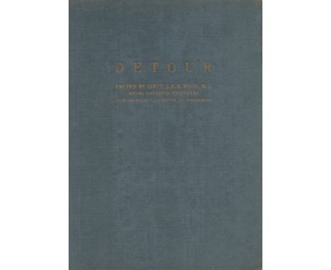 Detour The Story of Oflag Ivc edited by J E R Wood Hardback Book 1946 First Edition published by The Falcon Press Ltd some ag