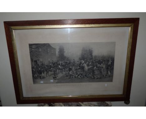 

Framed print tited Baggrave Hall

&nbsp;A meet of the Quorn hounds at Baggrave Hall&nbsp;
published May 1884


&nbsp;44cm x