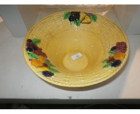 yellow carltonware fruit bowl