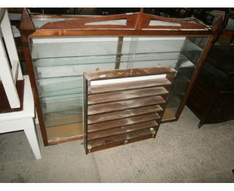 shop display case and trinket shelf