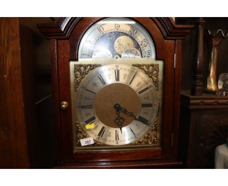 A modern chiming long case clock