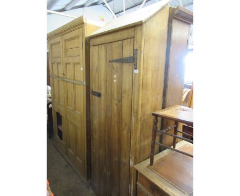 VINTAGE PINE FULL HEIGHT CUPBOARD, WIDTH APPROX 80CM