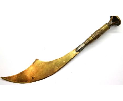 WWI Trench Art Letter Opener Made from a German bullet. P&amp;P Group 1 (£14+VAT for the first lot and £1+VAT for subsequent 