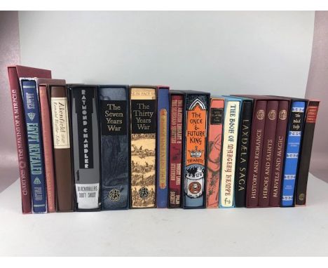 Folio Books, General interest, Authors and titles to include, Alexander Dumas, Defoe, Hemmingway, Robert Louis Stevenson, Ray