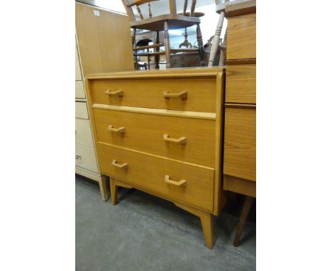 A G-Plan Brandon light oak chest of drawers 