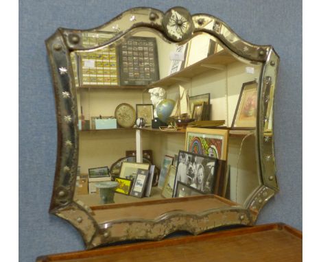 A Venetian style mirror 