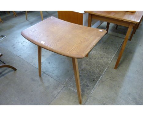 An Ercol elm and beech 265 model side table/table extension 