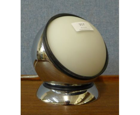 An Italian chrome desk top lamp 